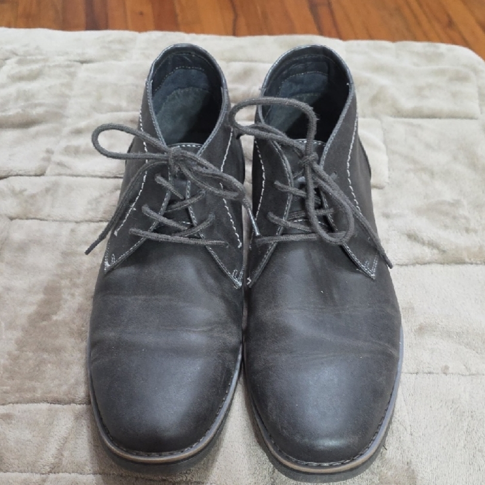 Sonoma Vitalize Ortholite Men's Chukka Boots Dark Gray Laces Casual Sz 11 EUC